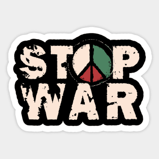 Stop War - Peace For Palestine Sticker